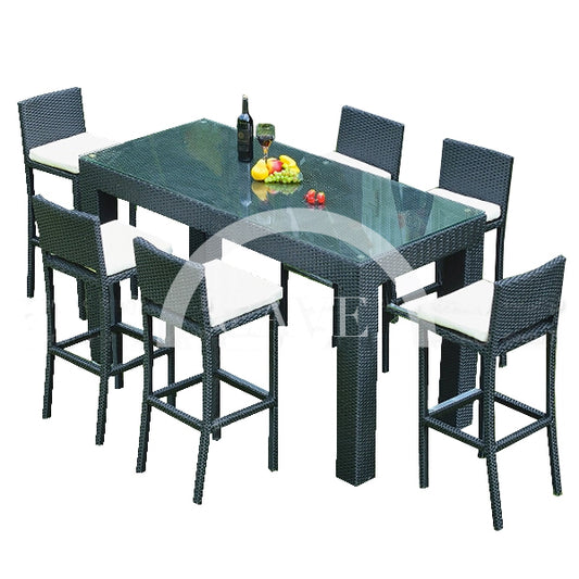 Patterson Luxury Outdoor Bar Dining Set - More Colors